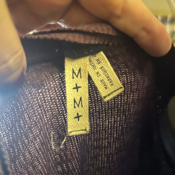 Free People We The Free Rainbow Trim Thermal Henley in burgundy/maroon - Picture 3 of 3